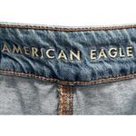American Eagle Jean Skirt Womens 4 Blue Denim Super High Rise A-Line Button NEW Photo 11