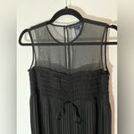 French Connection Black Sheer Top Mini Dress Photo 3