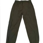 J.Crew Women Linen Blend Pants Green Size 6 Cropped Cuffed Hems BOHO Comfy Photo 4