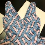 Opening Ceremony NWT Slash Pool Fit & Flare Dress Jacquard Pastel Pink & Blue 0 Photo 11