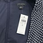 Ann Taylor NWT $129 Navy Blue Short Sleeveless A-Line Dress Size 6 Office Work Photo 5
