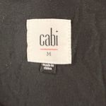 CAbi  Black‎ Sleeveless Dress Overlay Draped Open Back Modern Chic Medium Photo 2