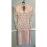 1915 Edwardian dress gown COSTUME size 6 pink lace Downton Abbey Music Man Photo 2