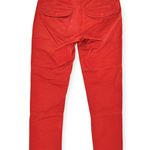 Shades of Grey by Micah Cohen | Size 0 | Brick Red Tapered Leg Cargo Pants Photo 5