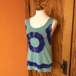Urban X Hippie Chic Tie Die Tank Top Green Photo 5