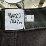 Princess Polly  Dempsey Faux Leather High Waisted Pants in Black - Size 12 NWT Photo 2