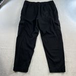 Gap XL Cargo Pants Mid Rise Black Twill Pull On Boho Elastic Waist Boho Grunge Photo 10