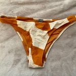 Aerie Orange Patterned Bikini Bottoms Photo 0