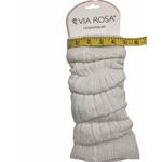 Vía Rosa Women’s Leg Warmers One Size White Color Photo 5