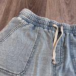 Natural Reflections  Bass Pro Shops Denim Sweat Shorts Lounge Pull On Drawstring Photo 1