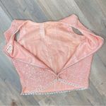 Stephen Chu Vintage Sequin Beaded Sleeveless Sweater Top Pink Large Pink Photo 9