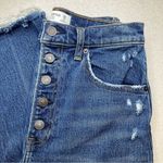 Abercrombie & Fitch A&F Kick Flare Ultra High Rise 26 Regular Medium Distressed Button Fly Photo 3