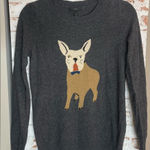 J.Crew  Cashmere Knit Sweater with Bulldog Photo 0
