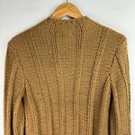Caslon NWT Chunky Cable Knit Bobble Sweater Sz Small Tan Camel Wool Blend Photo 11