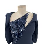 Cushnie et Ochs Larissa Sequin Pencil Dress Navy Blue Size XYZ *Damaged Photo 1