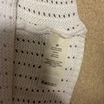 Garage White knitted halter top Photo 1