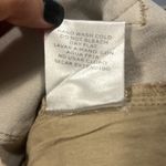 easel  small tan drawstring skinny pants with zipper on leg 10" rise 26.5" inseam Photo 10