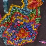 Vintage Diane Freis Colorful Bedazzled Sequin Beaded Cardigan Sweater EUC Sz Lg Photo 7