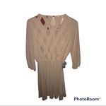 Gianni Bini  GB Juniors Boho Farmhouse Cream Dress Photo 4