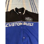 Refuge  Women's XL button up black/blue double sided racing jacket Photo 6