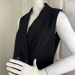 Elodie  Long Lined Open Pockets Sleeveless Blazer Jacket Women’s Size Medium. #60 Photo 7
