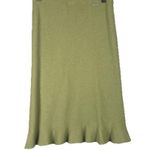 Geiger Wool 2 Piece Green Embroidered Floral Vintage Skirt Jacket Set Size 34 Photo 7