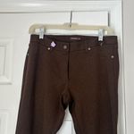 J. McLaughlin Excellent  Flat Front 4 Way Stretch Brown Slim Pants Size 4 Photo 1