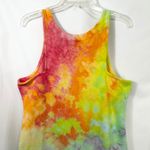 VTG Walt Disney World Midi Dress Medium Handmade Tie Dye Sleeveless Cotton 976‎ Yellow Photo 10
