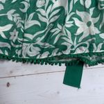 fab'rik  Smocked Green and White Floral Ruffle Dress Small Photo 12