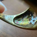 Large Fashion Costume Jewelry Ring Gold Tone Size 8 Photo 14