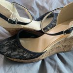 Apt. 9  Black Lace Closed Toe Platform Espadrille Wedge Sandals | EUC Size 8.5 Photo 8