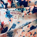 Merona NWOT. . XL. FLORAL PRINT, FIT AND FLARE DRESS. Photo 1