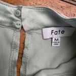 Fate Sleeveless Mock Neck Pocket Tank Top Women's Size Medium Light green Photo 3