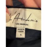 L'Academie Skirt Women Small Blue Wrap Side Tie Shiny Midi Skirt NWOT Whimsigoth Photo 8