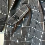 Merona  black Double button lined Trench Coat in size large Photo 6