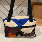 Mexican Handmade wool cotton blend shoulder bag indigenous made Photo 5