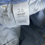 Mother The Hustler Ankle Fray Jeans Size 26 Limited Edition Blue Raw Hem Stretch Photo 9
