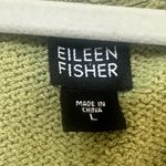 Eileen Fisher  Size Large Green Knit V Neck Tank Top Photo 3
