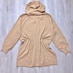Tan Hooded Sweater Dress M Size M Photo 4