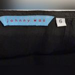 Johnny Was  Deep Olive Skirt with Floral Embroidery Photo 3