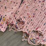 Wild Honey  Pink Confetti Distressed Sweater
Size: M Photo 2