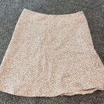 Princess Polly Leopard Print Mini Skirt | Size 2 | Pink & Cream Photo 0