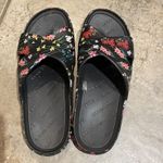 Cole Haan  Grand 360 Findra Black Floral Pool Slides Sandals Shoes Unisex M6 W8 Photo 4