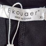 Ekouaer  Black Athletic Skort Size XL Black Golf Skirt Photo 6