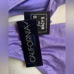 California Waves NWT  2 Pieces Swimsuit Bikini Size XL Purple Color Photo 2