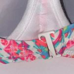 Coco Rave NWT 32D Nixie lightly padded halter bright bikini top pink blue Photo 7