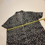 Victoria's Secret Victoria’s Secret PJ Pajama Button Up Shirt Top Sz L Large Black & Pink Photo 6