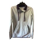 Fat Face Women’s Sz 8 Medium Aqua 1/4 Button Pullover Sweater W/pockets #C1 Photo 8