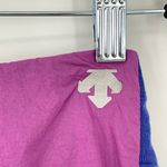 Descente Women's Purple & Blue Colorblock Logo Sporty Shorts Size XS Photo 2