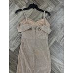 Windsor  Juniors 5 Cold-Shoulder Mermaid Glitter Formal Dress Photo 5